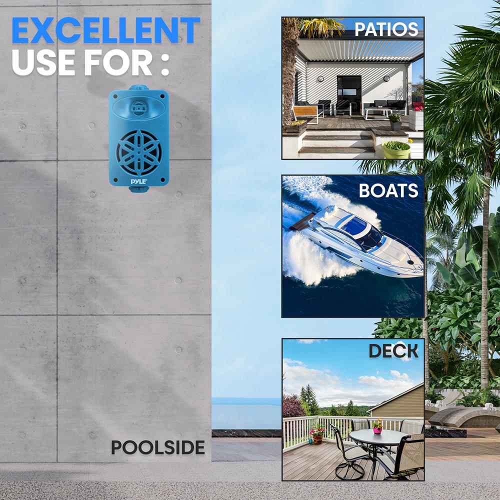 product image number 7 for Pyle 2-Way Indoor/Outdoor Speaker System