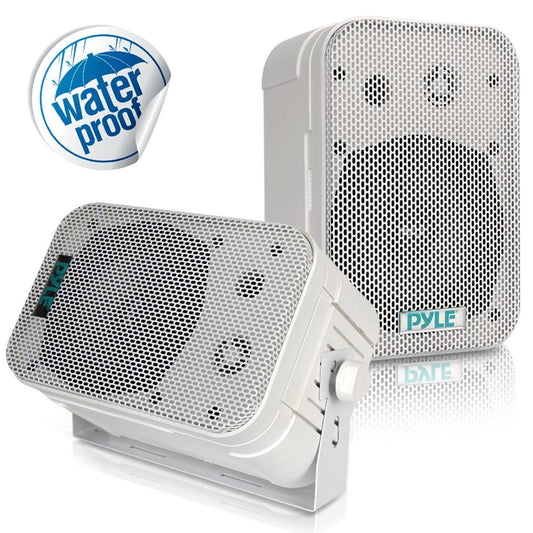 Haut-parleurs étanches intérieurs/extérieurs 200W woofer en aluminium blanc