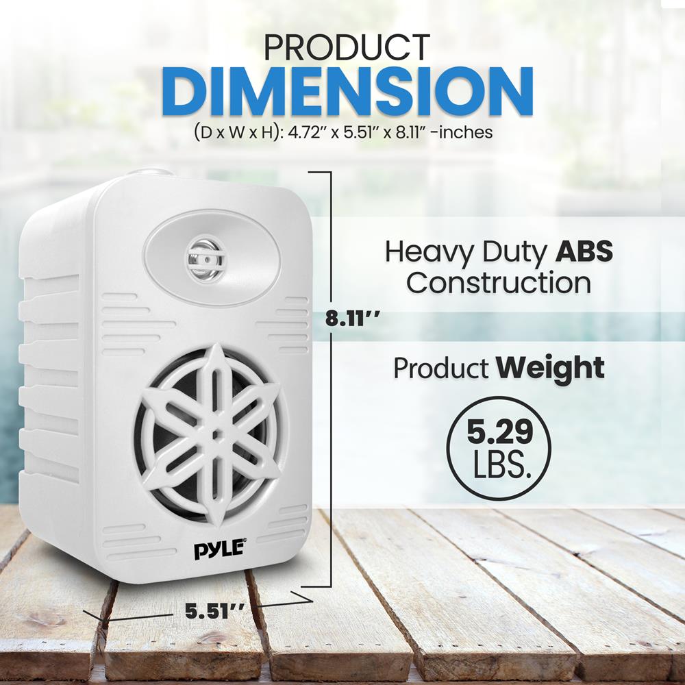 product image number 3 for Pyle 2-Way Indoor/Outdoor Speaker System