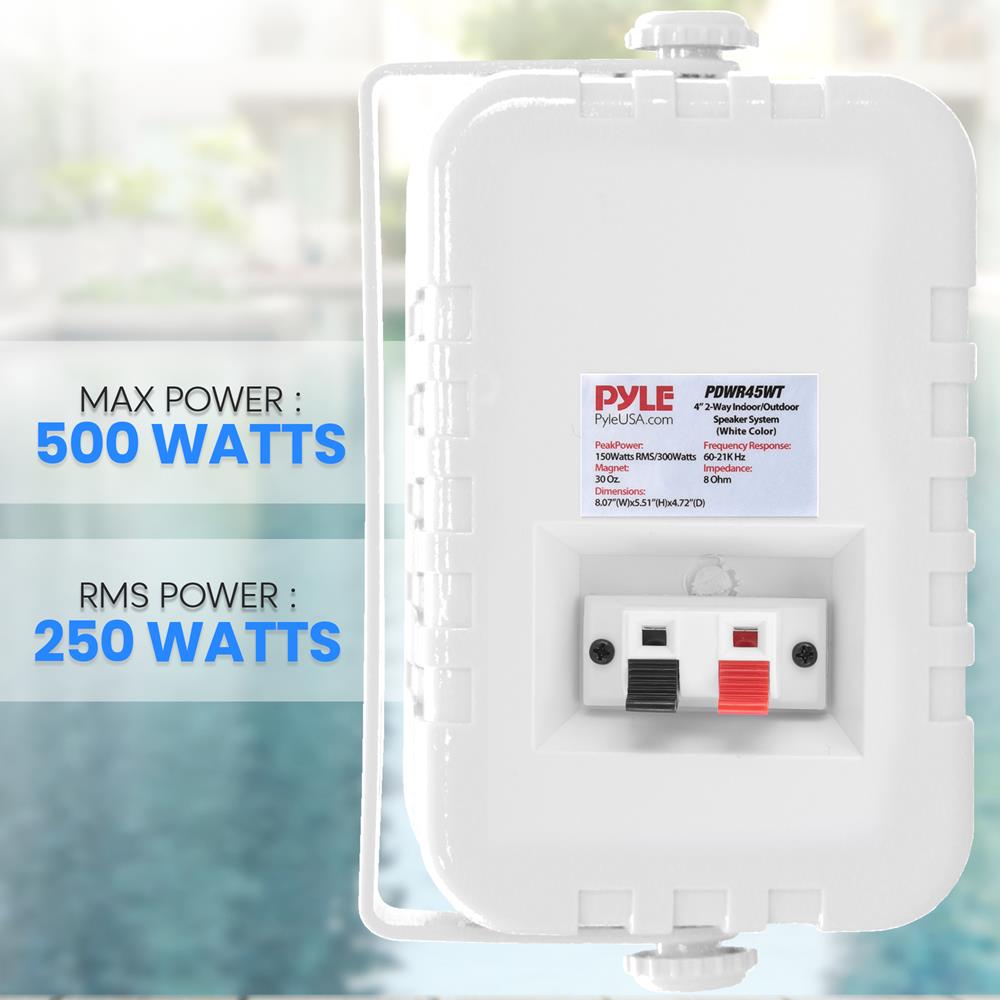 product image number 6 for Pyle 2-Way Indoor/Outdoor Speaker System