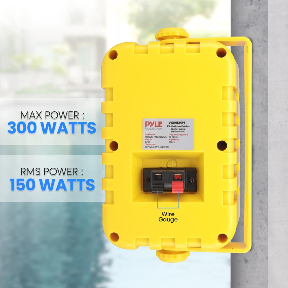 product image number 6 for Pyle 2-Way Indoor/Outdoor Speaker System