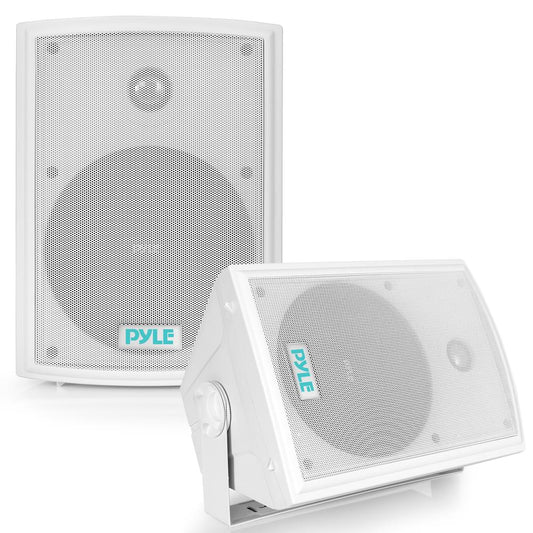 Haut-parleurs d'extérieur étanches 6,5" Woofer 350W Blanc