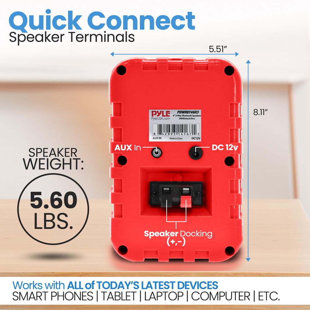 product image number 6 for Pyle Wireless Bt Streaming Speaker System