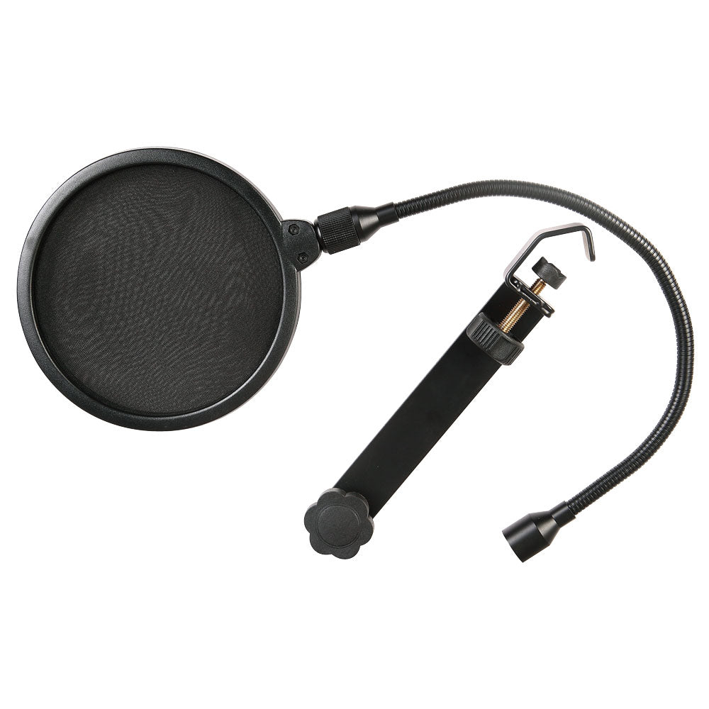 product image number 1 for Pyle 6'' Clamp-On Mic Pop Filter