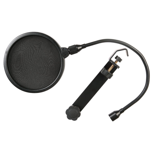 product image number 1 for Pyle 6'' Clamp-On Mic Pop Filter