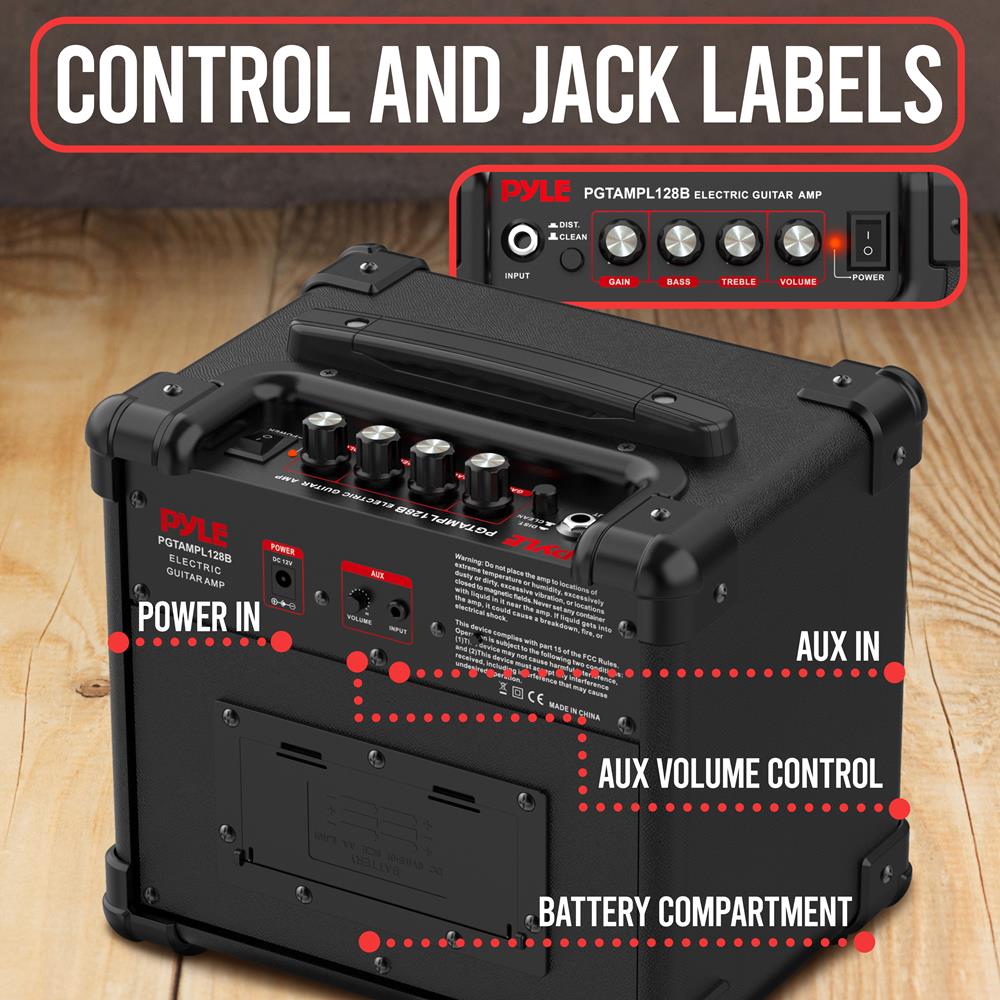 product image number 4 for Pyle Electronic Guitar Amplifier