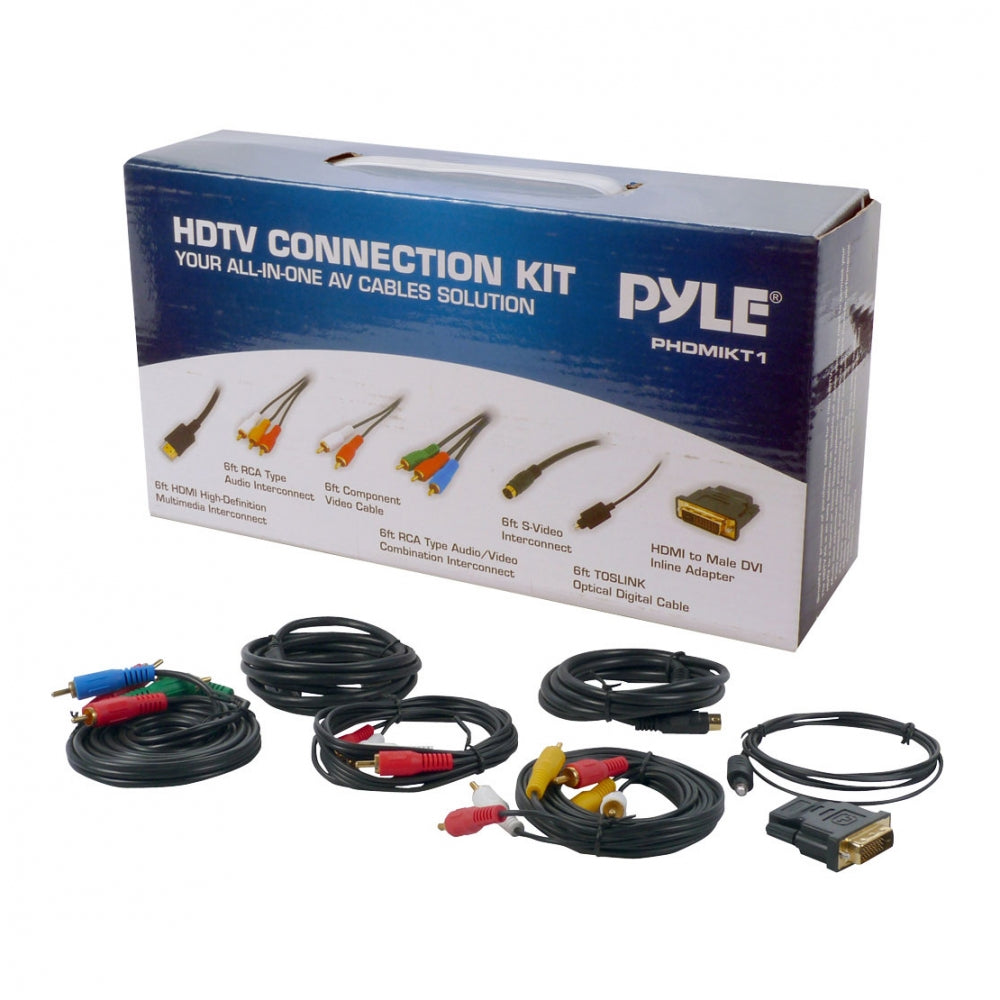 product image number 1 for Pyle Hdtv Audio/Video Cable Connection Kit