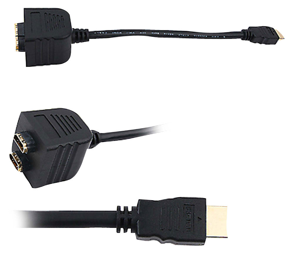 product image number 1 for Pyle Hdmi Male To 2 Female Video Splitter Ada