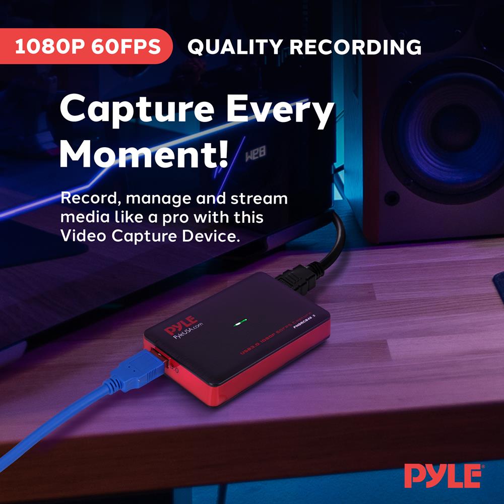 product image number 3 for Pyle Live Stream Video Capture Device