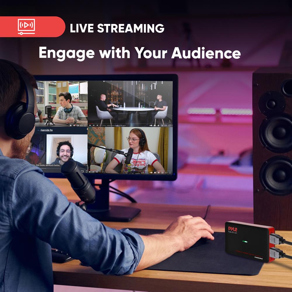 product image number 4 for Pyle Live Stream Video Capture Device