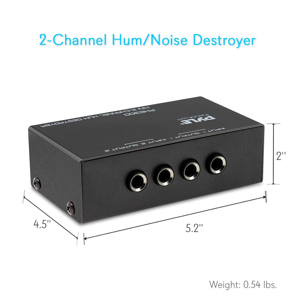 product image number 2 for Pyle 2-Ch. Hum/Noise Destroyer