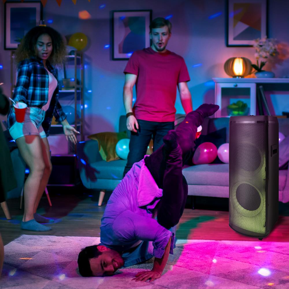 product image number 7 for Pyle Dual 12” Portable Pa Party Speaker