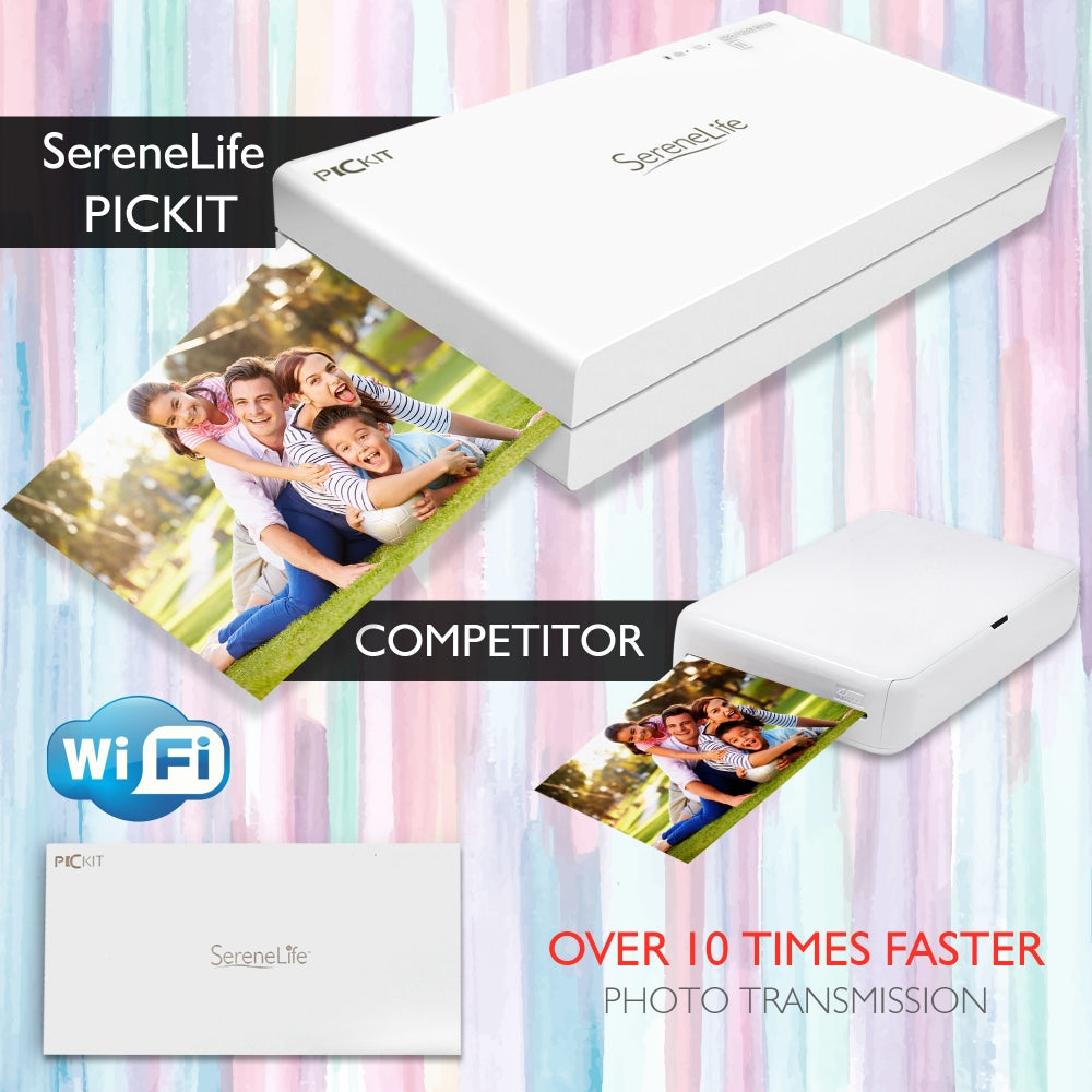 product image number 7 for SereneLife Smartphone Instant Photo Printer