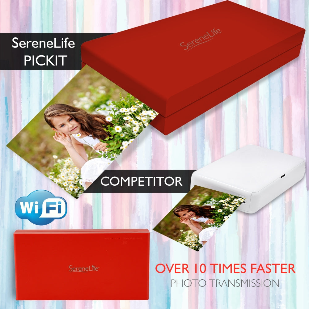 product image number 7 for SereneLife Smartphone Instant Photo Printer