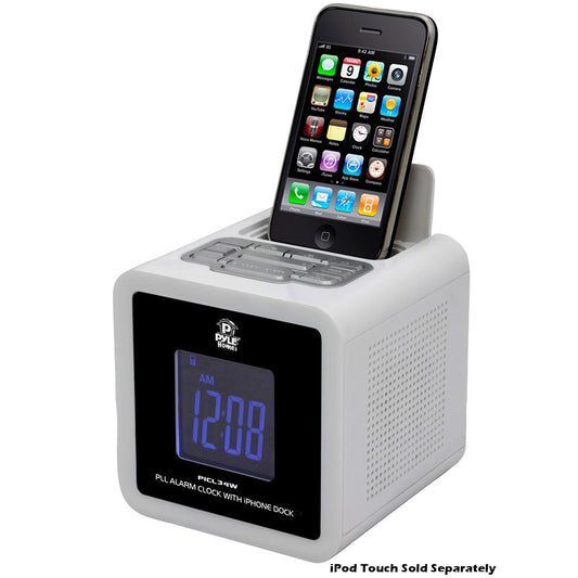 product image number 1 for Pyle Ipod Iphone Clock Radio W/ Fm Receiver A