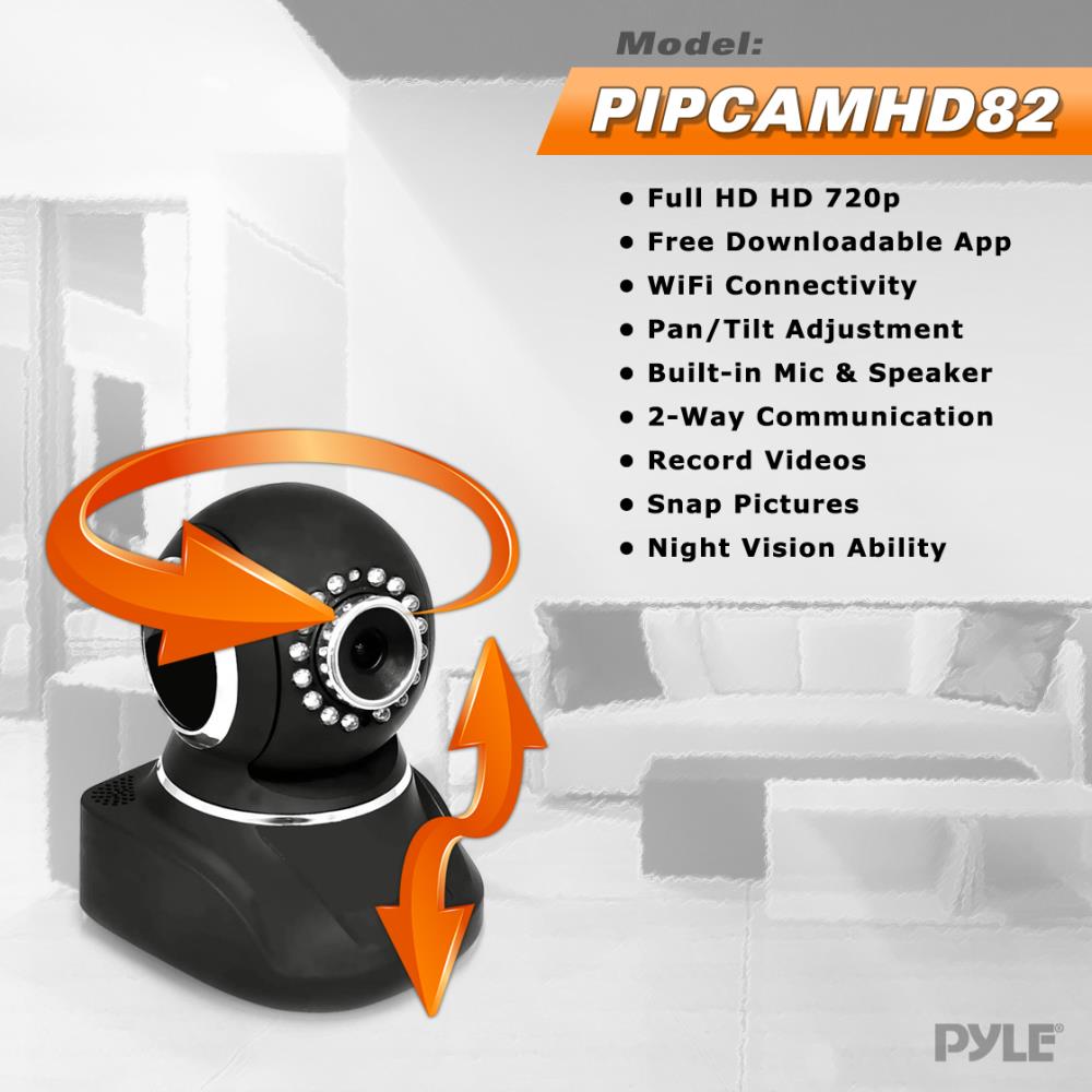 product image number 5 for Pyle Ip Cam / Wifi Security Camera