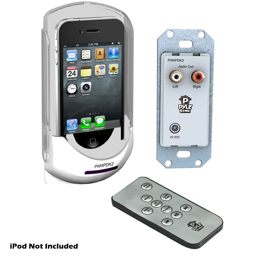 product image number 2 for Pyle Ipod/Iphone In-Wall Mounted Audio Dockin