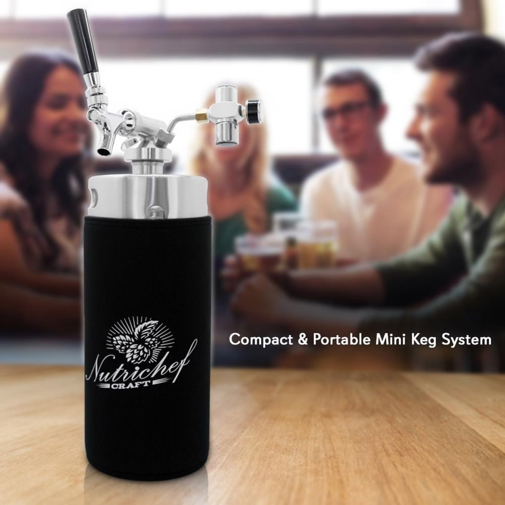 product image number 7 for NutriChef Homebrew Mini Keg System, 128 Oz.