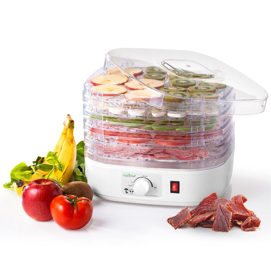 Food Dehydrator for Efficient Preservation, 5 Trays, High-Heat Circulation