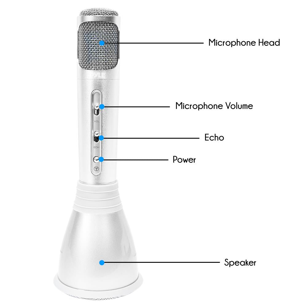product image number 4 for Pyle Bluetooth Karaoke Microphone Speaker