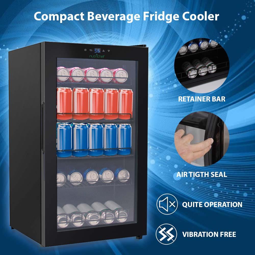 product image number 4 for NutriChef Compact Beverage Fridge Cooler
