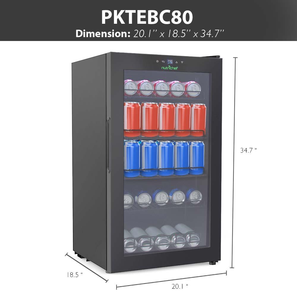 product image number 8 for NutriChef Compact Beverage Fridge Cooler