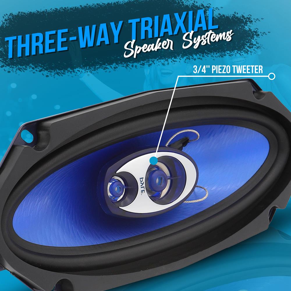 product image number 5 for Pyle Three-Way Speaker System
