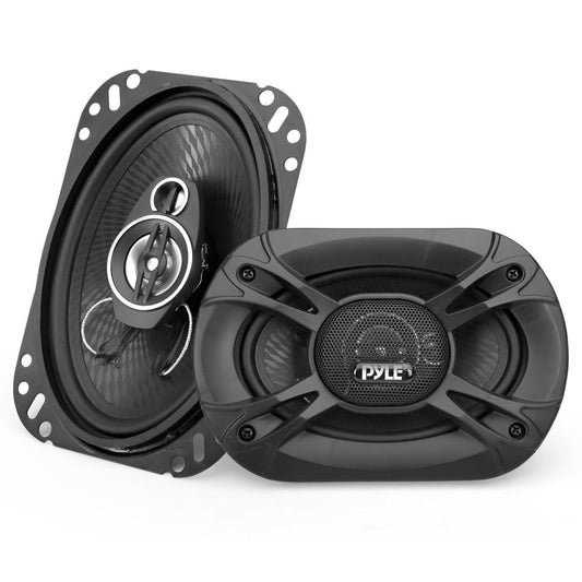3-Way Car Stereo Speakers 300W Low Distortion Triaxial Black