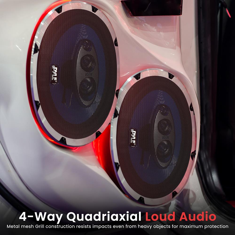 product image number 2 for Pyle Four-Way Quadriaxial Speaker System