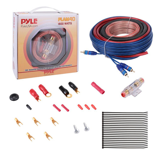 product image number 1 for Pyle Car Stereo Amp & Sub Wiring Kit, 4-Awg