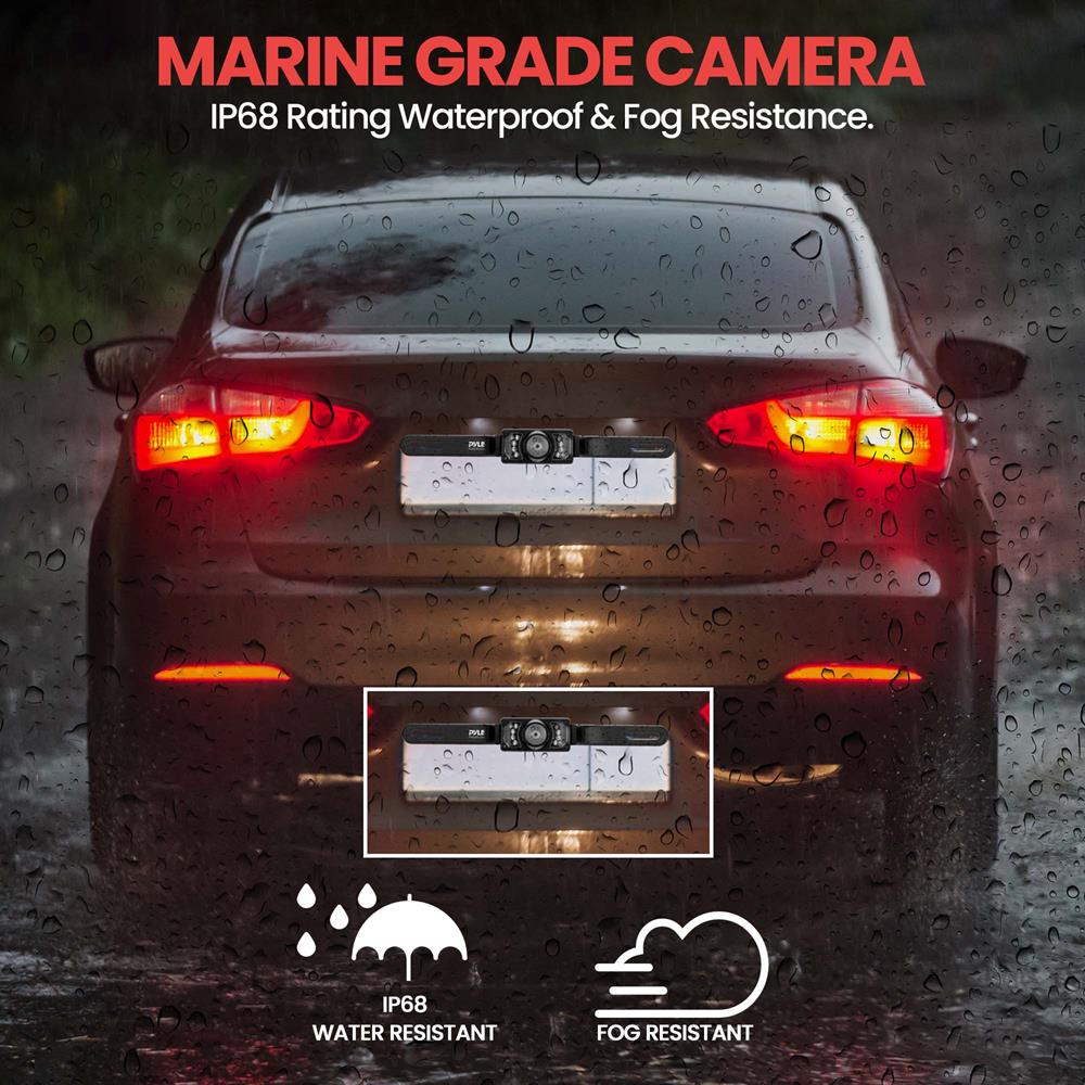 product image number 4 for Pyle Car Camera & Rearview Mirror Display Kit