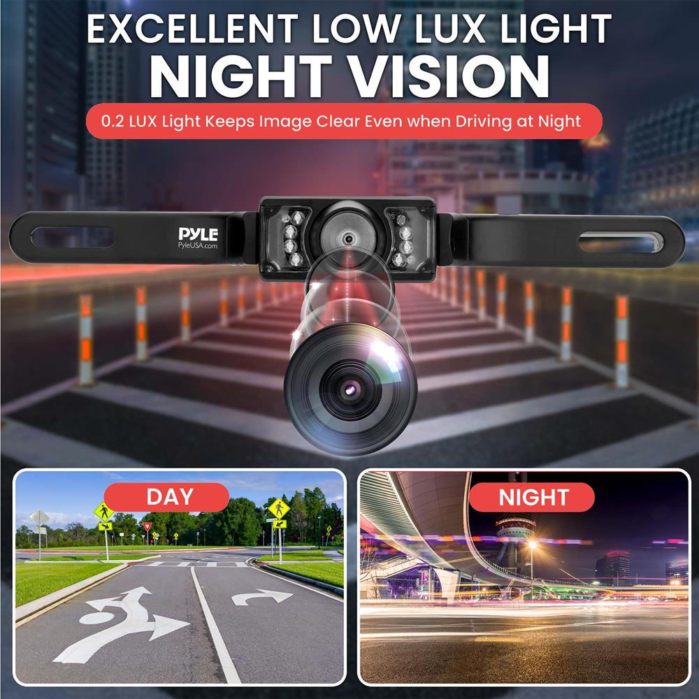 product image number 5 for Pyle Car Camera & Rearview Mirror Display Kit