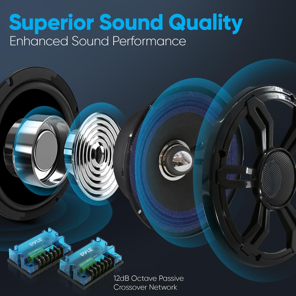 product image number 6 for Pyle Car Audio Speakers Component Kit