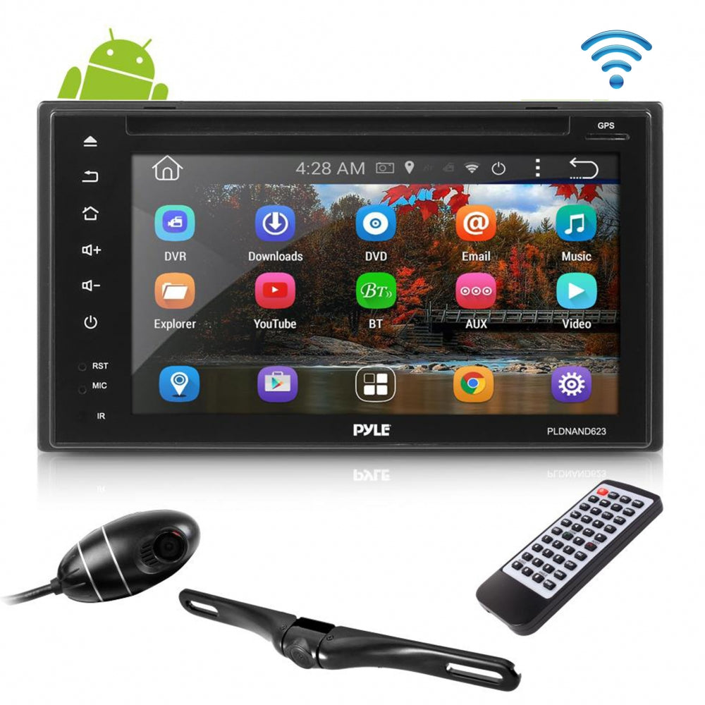 product image number 1 for Pyle Android Car Receiver & Dvr Dash Cam Kit