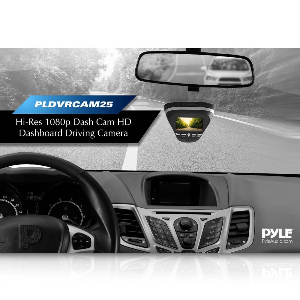 product image number 3 for Pyle 1080P Hd Car Dash Cam Video Recorder