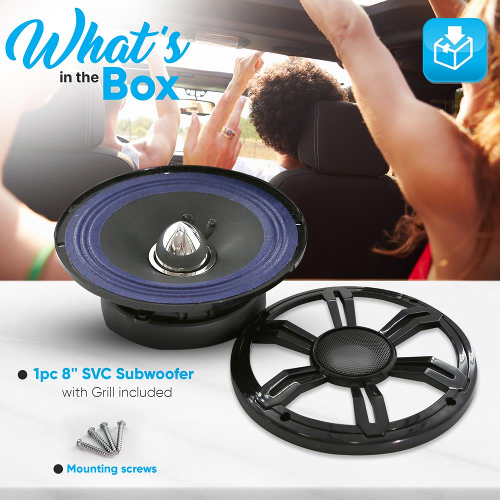 product image number 2 for Pyle 8'' Svc Subwoofer