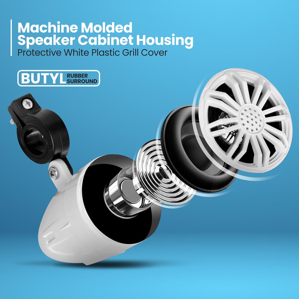 product image number 8 for Pyle Marine Utv Off-Road Speaker