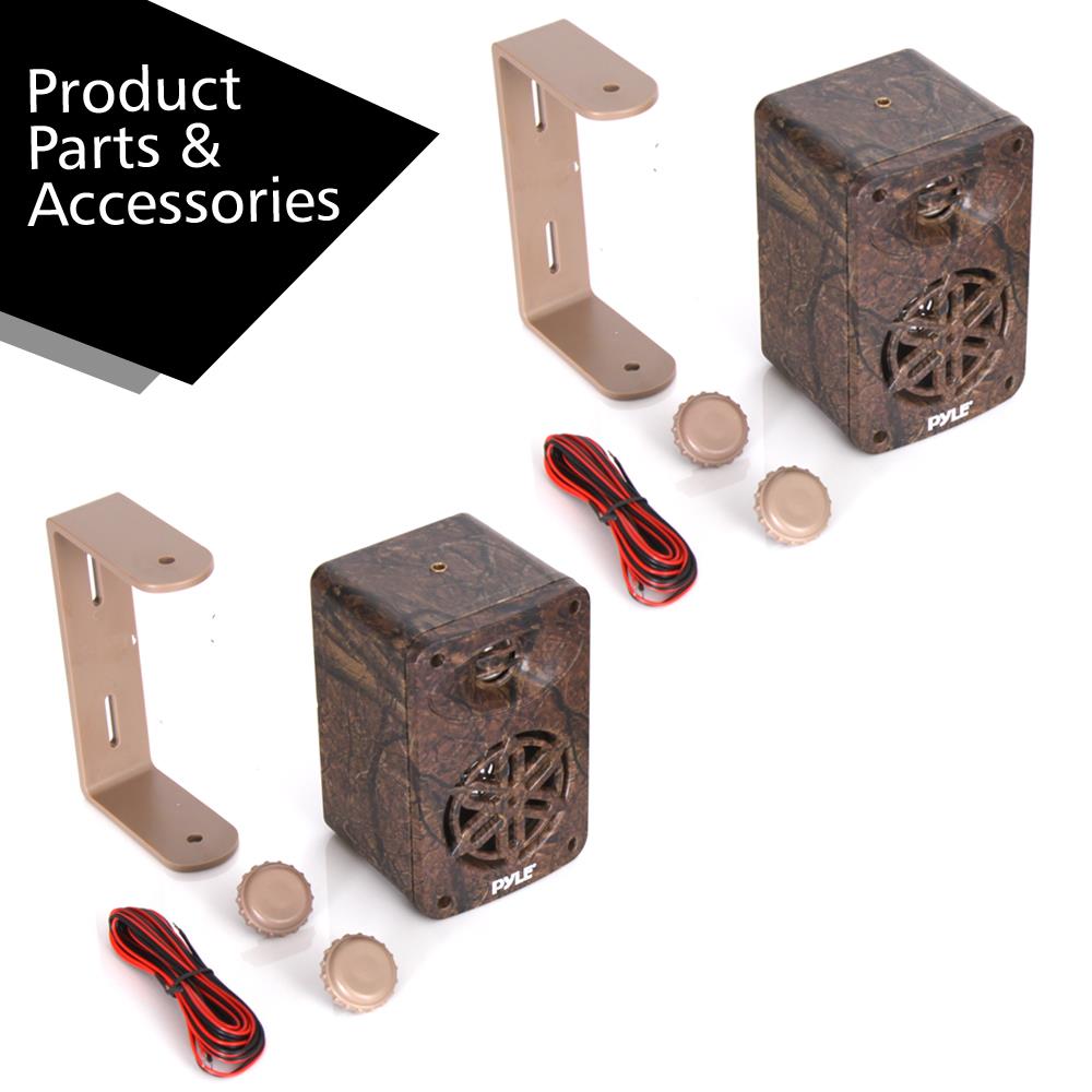 product image number 2 for Pyle 3.5'' Indoor/Outdoor Wall Mount Speakers