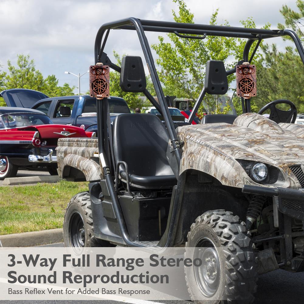 product image number 5 for Pyle 3.5'' Indoor/Outdoor Wall Mount Speakers