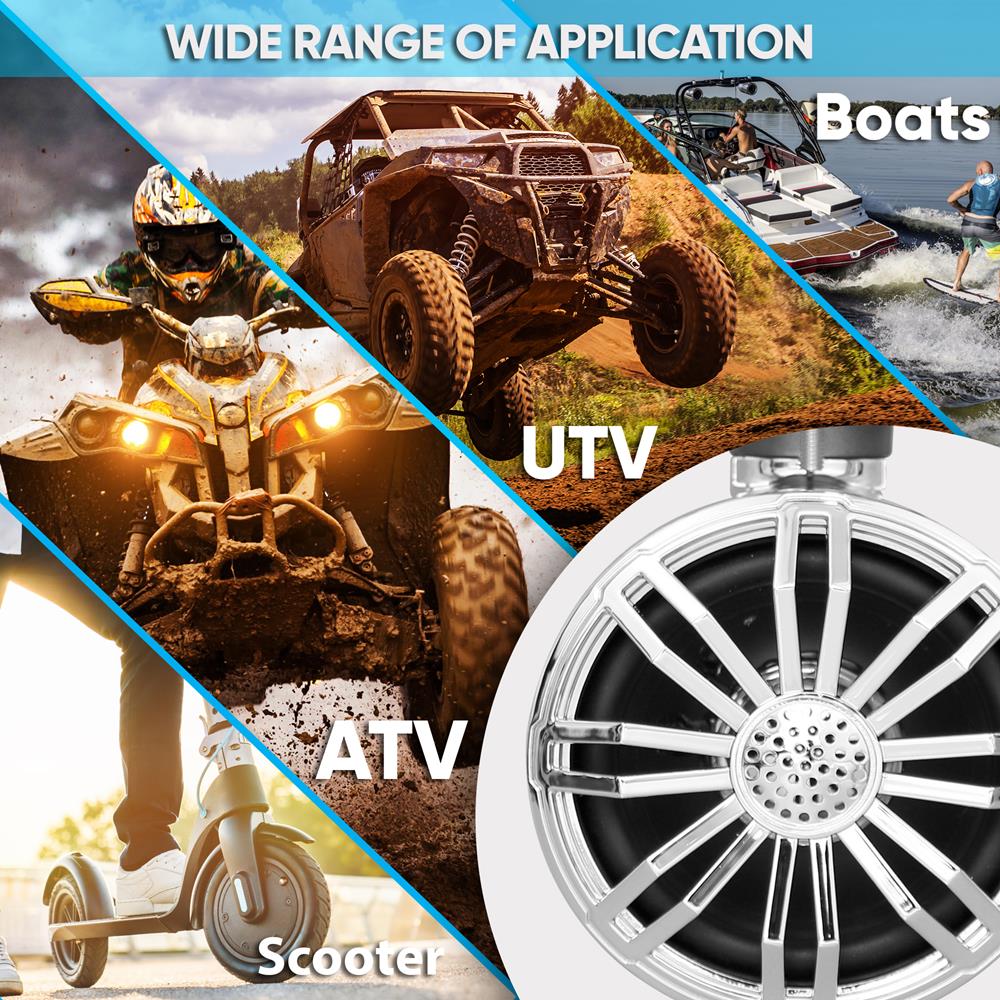 product image number 6 for Pyle Marine Utv Off-Road Speaker