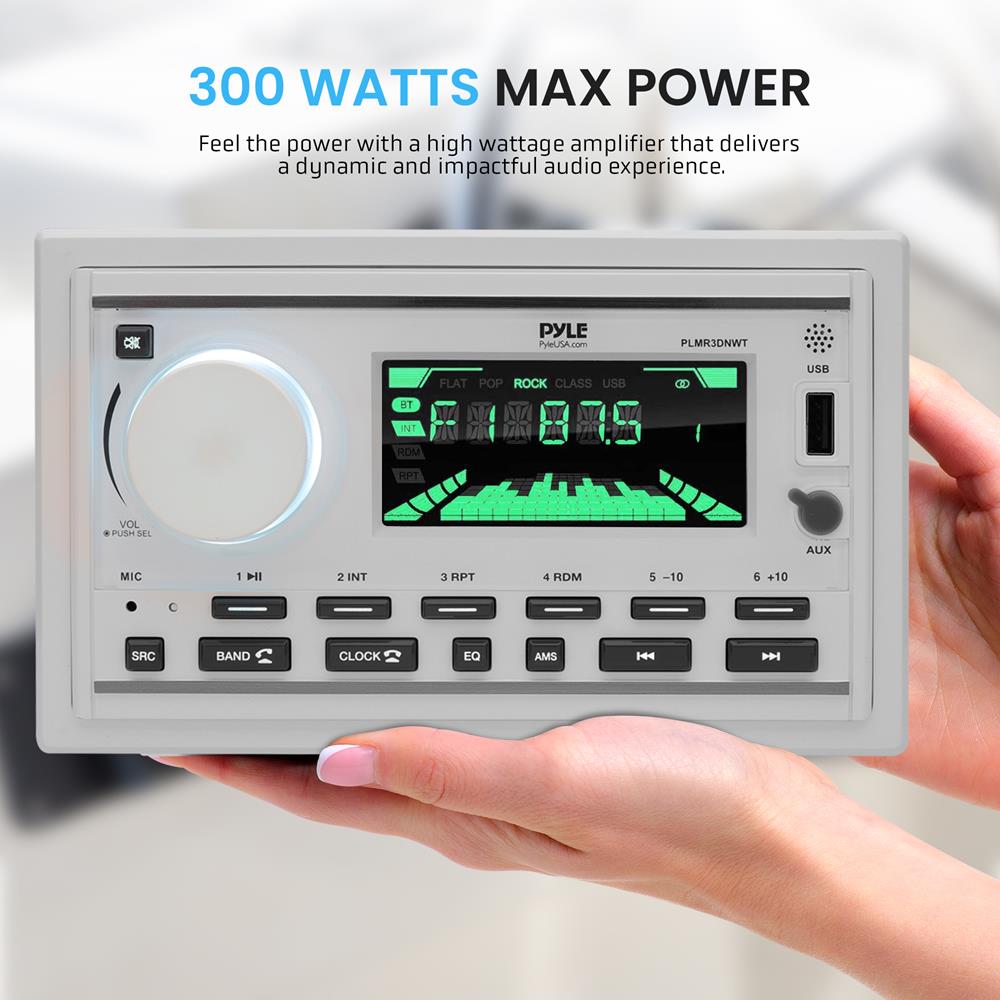 product image number 4 for Pyle Marine Bluetooth Mp3 Radio Receiver