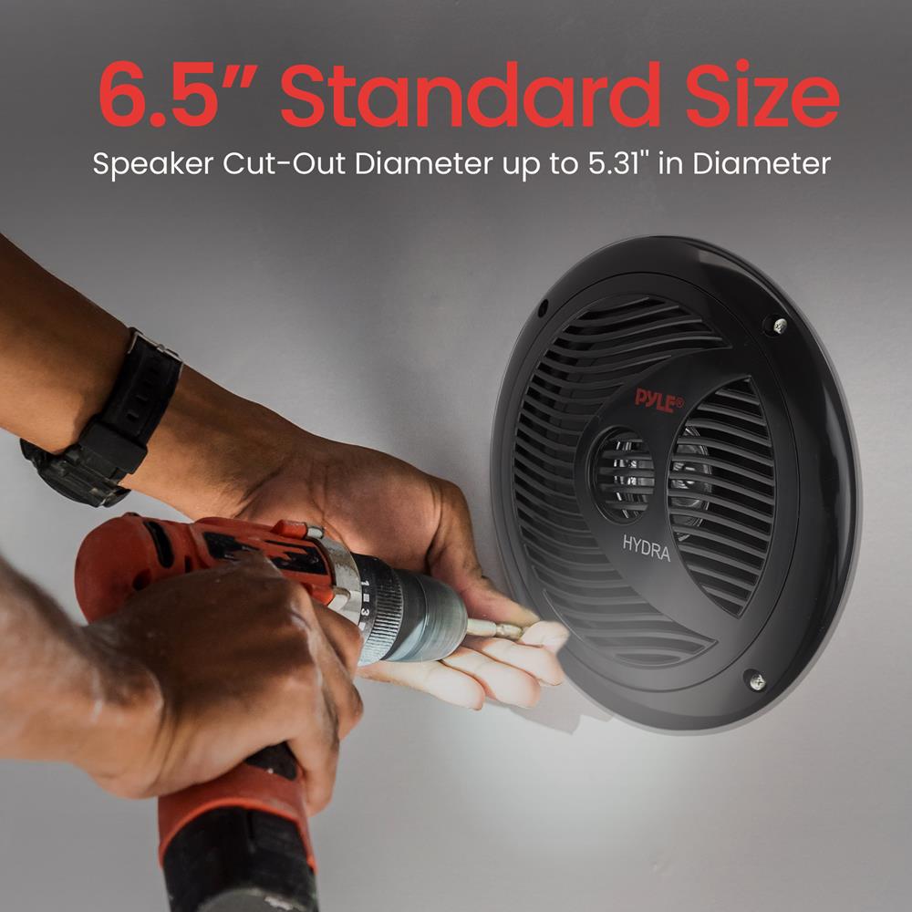 product image number 2 for Pyle 6.5 Inch Marine Component Speakers