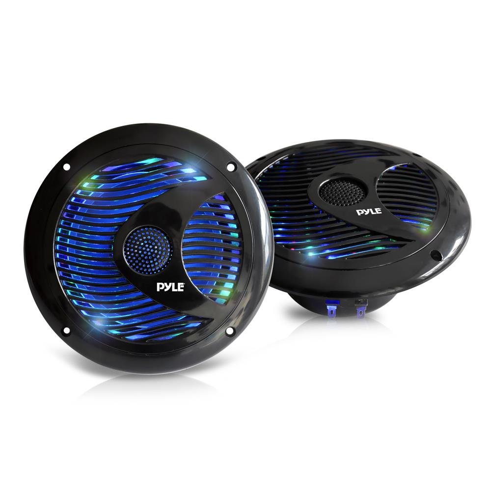 product image number 1 for Pyle 6.5 Inch Component Marine Led Speakers