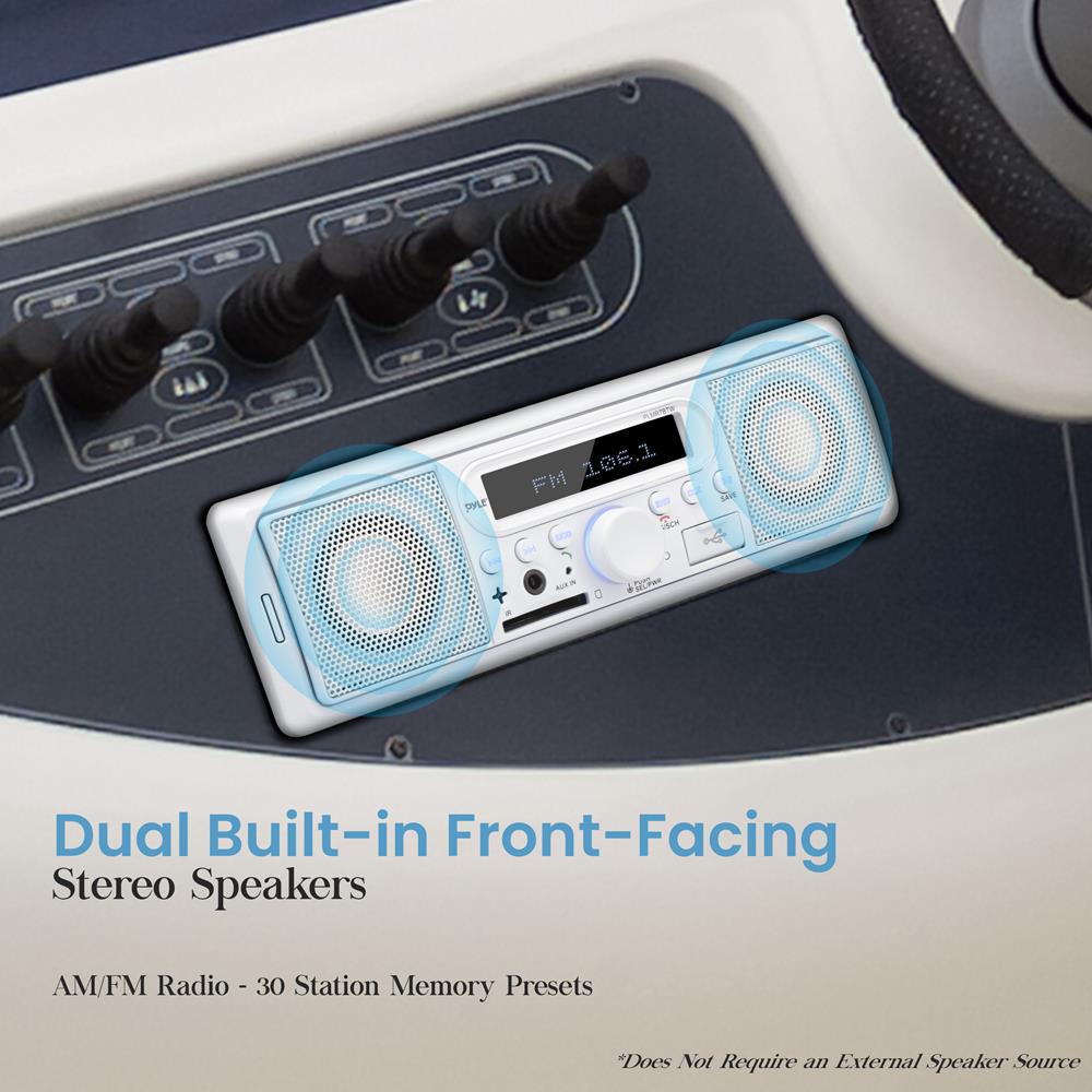 product image number 6 for Pyle Marine Bluetooth Mp3 Radio Receiver