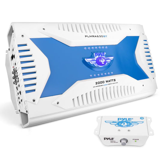 Waterproof Bluetooth Marine Amplifier 2000W 6-Channel MOSFET