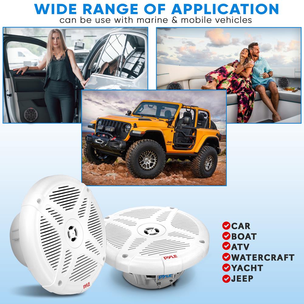 product image number 7 for Pyle Waterproof Rated Off-Road Speakers