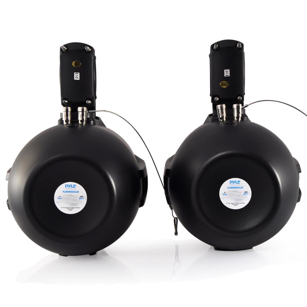 product image number 3 for Pyle Dual 6.5'' Led Marine Wakeboard Speakers