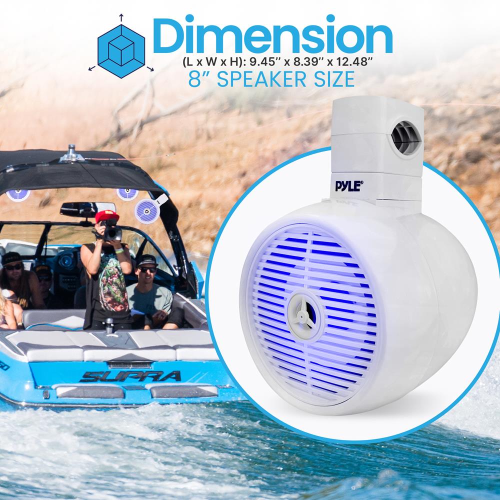 product image number 3 for Pyle Marine Wakeboard Speaker System