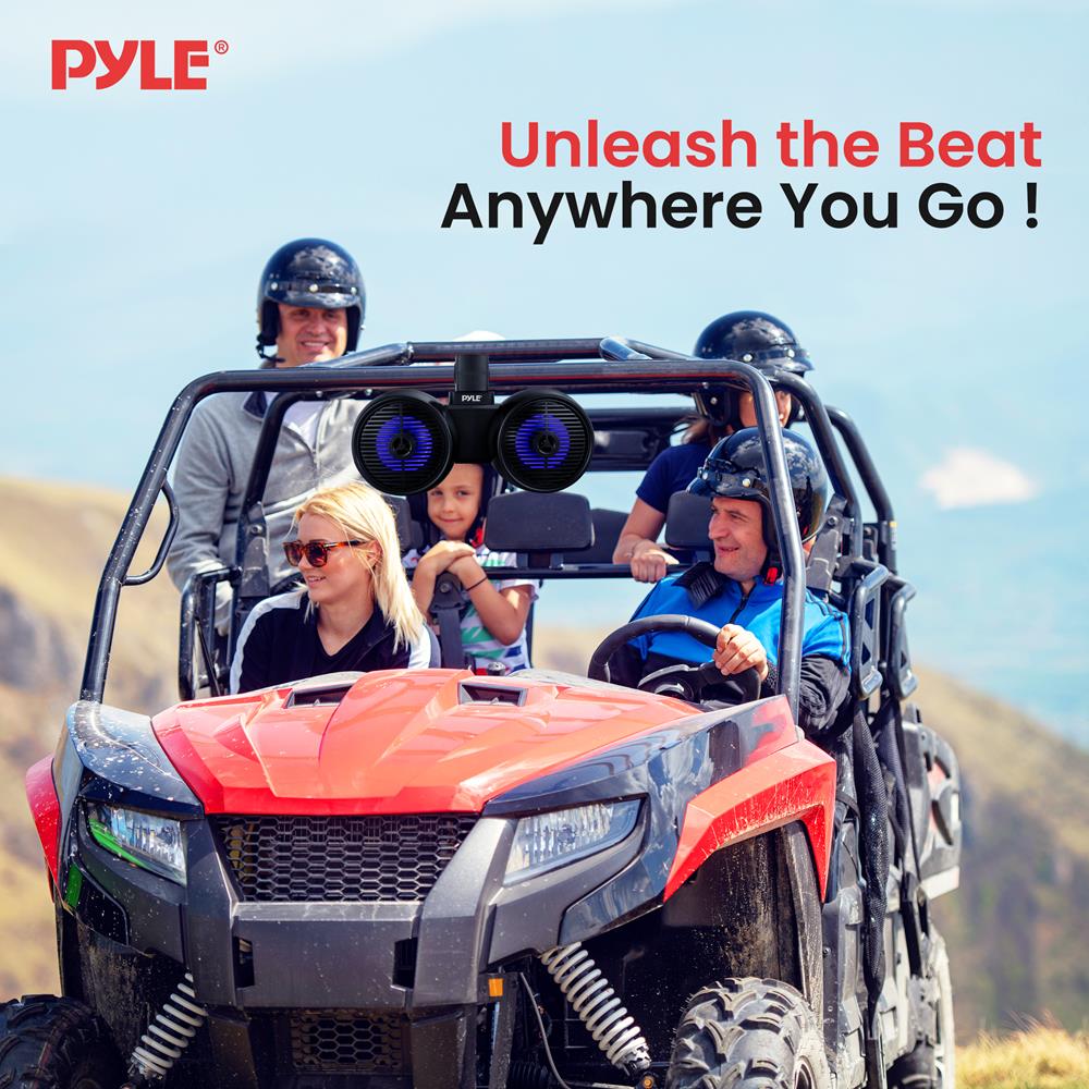 product image number 7 for Pyle Marine Wakeboard Bluetooth Speaker Syste