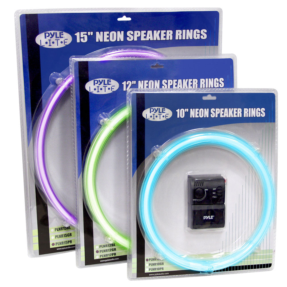 product image number 1 for Pyle Pyle Lite Series 15'' Purple Neon Speake